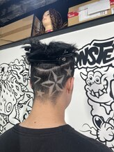 トリックストア(TRICK STORE) 星散りばめバリカンアート