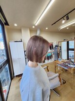 ミラシィ 成田(Mirashy)&nbsp;ハイライトカラーミルクティーベージュレイヤーカット