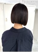 切りっぱなしボブ