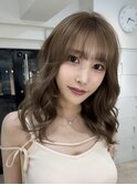 K15透明感カラーブリーチなしダブルカラー韓国レイヤーカット
