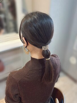 ヘアセットサロン ミント(Hair set salon MINT) タイトローポニー
