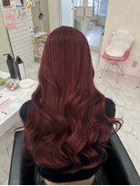 ミニョン(mignon)&nbsp;韓国/ダブルカラー/ブリーチ/ピンク/学割U24/新越谷/南越谷/草加