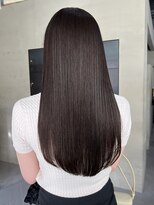 ヘアー アイス ルーチェ(HAIR ICI LUCE) ブリーチなし透明感大人可愛いグレージュココアブラウン/今枝