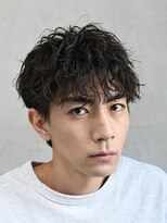 フィフスパーク(fifth PARK) 大人ビジネスマン緩めツイストスパイラルパーマメンズカット渋谷