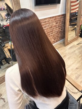 【髪質改善】ツヤ髪カラー