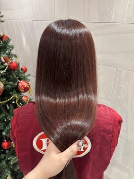 ブリーチなし濃いめRED！