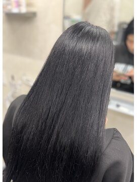 ユニック コウベ(unique KOBE) 髪質改善カラー×髪質改善×ブルーブラック×艶髪×赤み消し