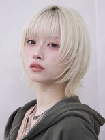 ルーシー 川越(LUCEY)&nbsp;韓国ヘア/海外風レイヤー/レイヤーカット/ミディアム/髪質改善