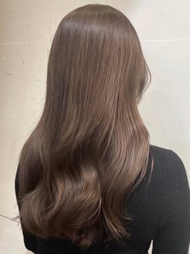 オーガニック リブ 川越(organic+live) 20代30代◎前髪ありグレージュロング×小顔