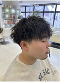 刈り上げマッシュ/ツイストスパイラル
