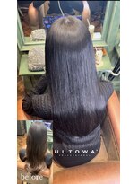 モナン 新宿(Monan)&nbsp;髪質改善トリートメントのビフォー、アフター