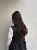 大人かわいいピンクロング