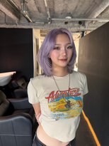 アフィナー 新宿(Afinar)&nbsp;ブリーチ2回からできるペールパープル