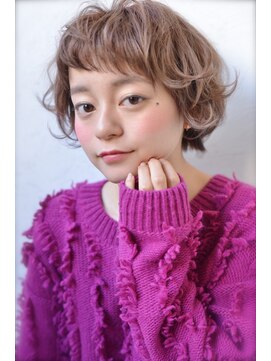 マイルス(MILES) ★MILES/L.Aガール風カーリーマッシュボブ/TEL052-212-5870★