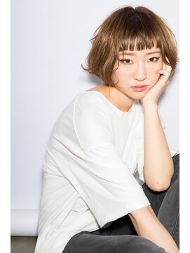 カッファ 東銀座(CUFFA) 【CUFFA】Aラインボブ小顔オリーブカラー東銀座【カッファ】