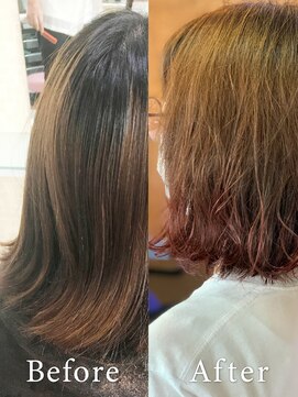 アークスヘアー 抜け感が大人かわいい☆グラデーション×暖色系カラー