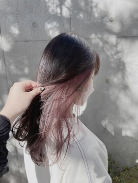 ベレーザシェルト(Beleza scelto) ショコラ×インナーミルキーピンク＿ブリーチ2回