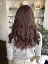 ダブル アンダーバー サロン(W_SALON) moca pink beige