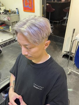 メリケンバーバーショップ フクオカ(MERICAN BARBERSHOP FUK) 大人気！ダブルカラーなかわけ
