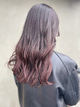 アネラヘアー(Anela hair) 大人可愛い　ベリーグラデーション