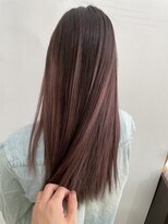 リジョイスヘア(REJOICE hair) 【REJOICE hair】ピンクモーブバレイヤージュ 担当mido