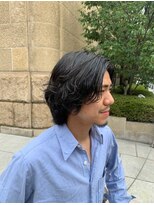 ルドローブラントオオサカ(LUDLOW BLUNT Osaka)&nbsp;【LUDLOW BLUNT】ミディアムロング ロン毛 毛先ニュアンスパーマ