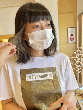 オーガニックエコ 川越(organic+eco) 外ハネぱつっと×インナーカラー