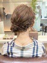 ディア(.eer)&nbsp;サイドアップスタイル/お呼ばれヘア結婚式