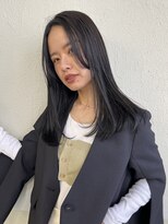 ハル ヘアスタジオ(haRu hair studio)&nbsp;シアーブラック×ロングヘア