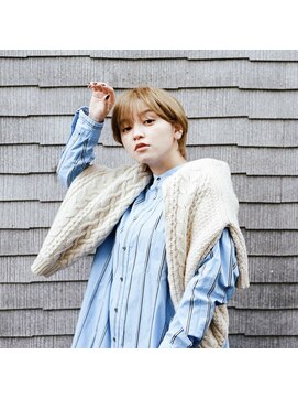 アルネ(arne) 大人ナチュラルショートボブ×ベージュカラー/ボブ/arne吉祥寺