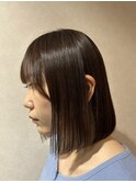 髪質改善縮毛矯正~オトナ顎下ボブ~