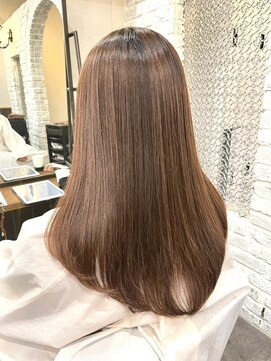 ルクスバイアフィナー(Luxo by Afinar) ローレイヤー×ブラウンカラー