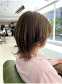 【gram】ショートウルフ_ブリーチ_アッシュベージュy