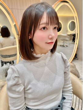 ロンド アンブル 四条烏丸(Lond ambre) 川村利幸/ボブ×グレージュ