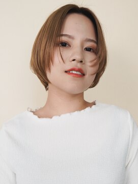 マノ 千歳烏山(MaNO) 〈a34〉大人ショートハイライト髪質改善キッズカット前髪30代33