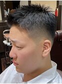 アップバングフェード<理容室>[日暮里/メンズ/床屋]