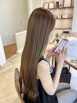 サラビューティーサイト 志免店(SARA Beauty Sight) 大人女性　艶髪ベージュカラー☆小林