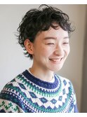 ピン　パーマ　ベリショ　ピクシー　ショート　くるくる