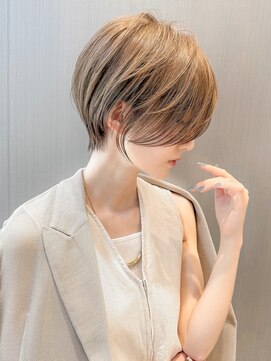 ハルキミナト ジャパン ヨコハマ(HARUKI MINATO japan YOKOHAMA) キッズカット/縮毛矯正/学割U24/ブルーカラー/くすみベージュ