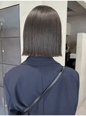 ブリーチなしダブルカラー透明感カラーグレージュ夏カラー/今枝