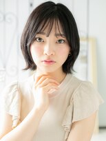 エイトサロン 八潮(8salon)&nbsp;八潮/髪質改善/アッシュブラック×大人レイヤーボブウルフl