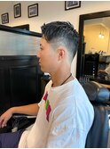 海外アスリート風フェードスタイル！