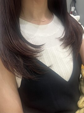 ヘアーアンドビューティー ザ ビー(Hair & Beauty the B) layer /王道バストラインレイヤーカット