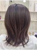 レイヤーカット、インナーカラー