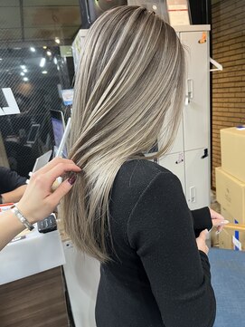 ラフ(LAFF) #着物#メルティーカラー#フェミニンロング#ウェーブミディアム