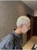 ホワイトブリーチヘア