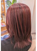 髪質改善プラチナカラー×明るめボルドールビー