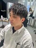 メンズサロン キング 心斎橋店(Men’s salon K!ng) ホワイトメッシュ/ツイスト/ツイスパ/パーマ/メンズ/眉毛/心斎橋