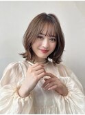 ふんわり外はねボブ*