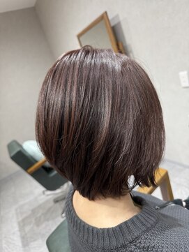 大人女性ショートボブ